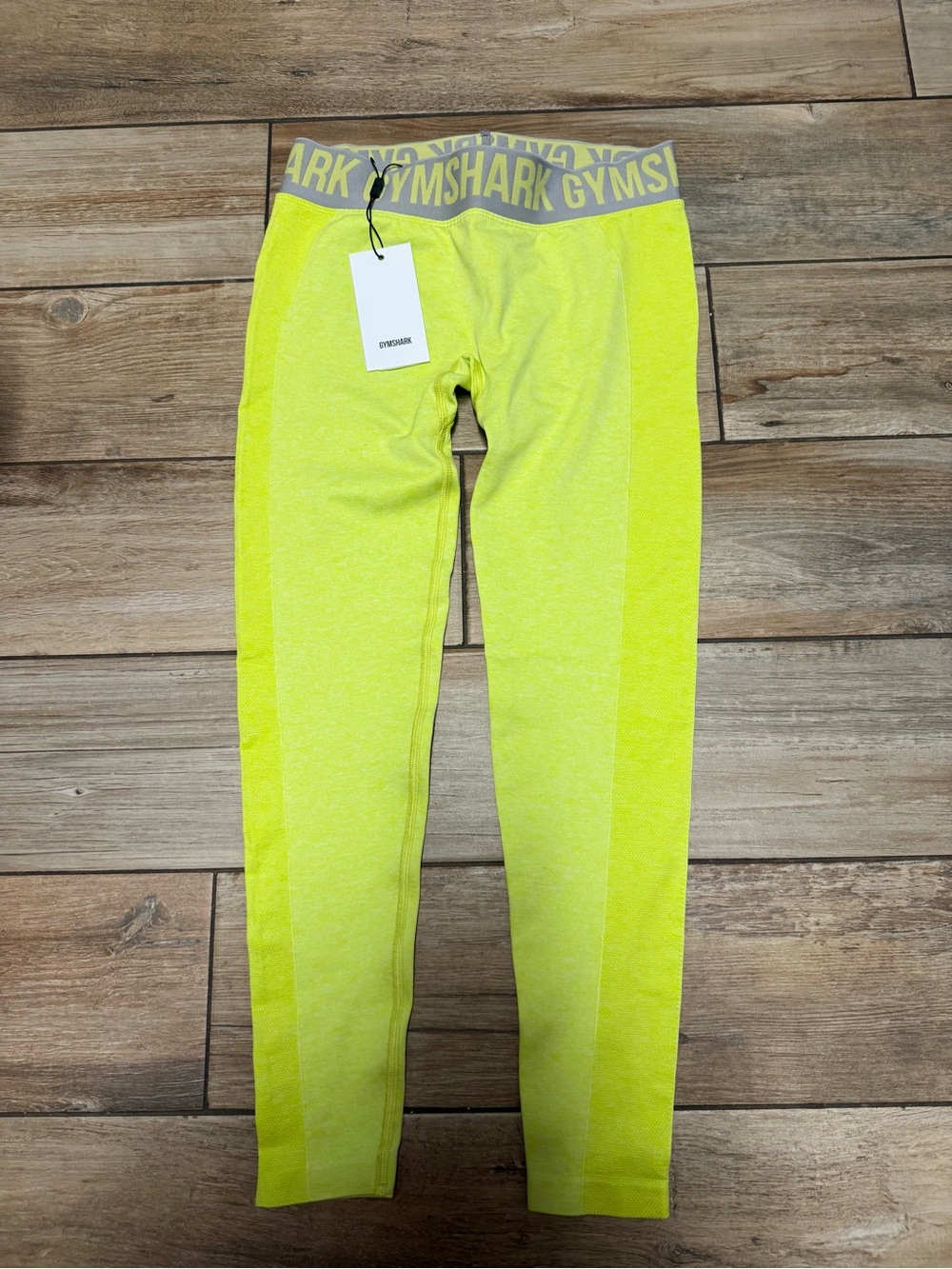 Gymshark Neon Yellow Seamless Leggings - High Waist